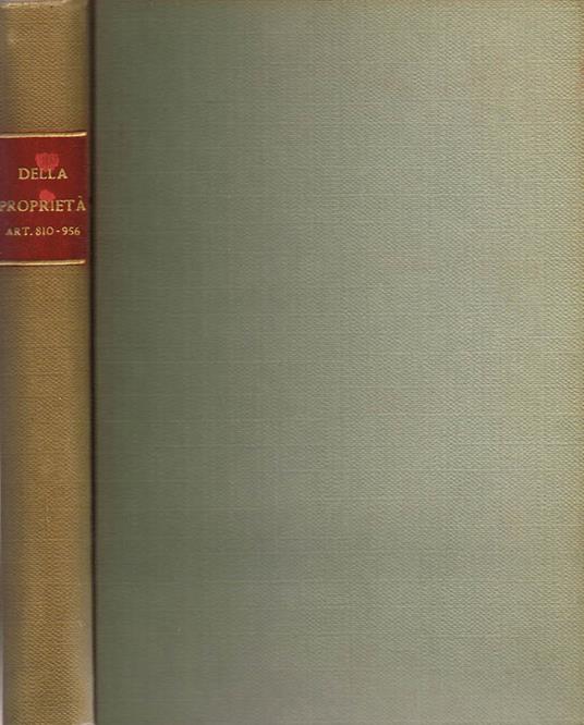 Libro Terzo: Della proprietà - copertina