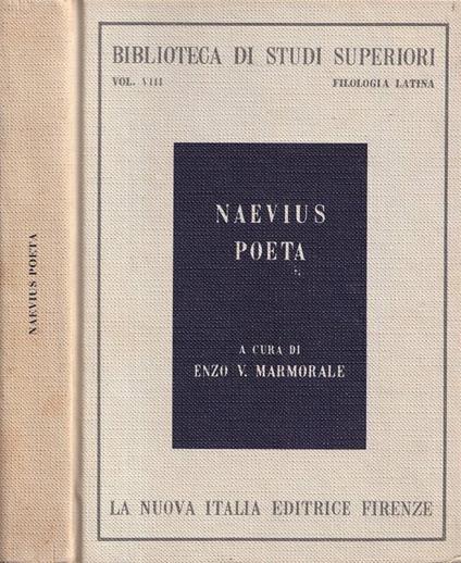 Naevius poeta - Enzo V. Marmorale - copertina
