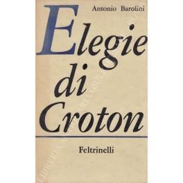 Elegie di Croton - Antonio Barolini - copertina