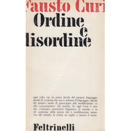 Ordine e disordine - Fausto Curi - copertina