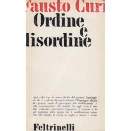 Ordine e disordine - Fausto Curi - copertina