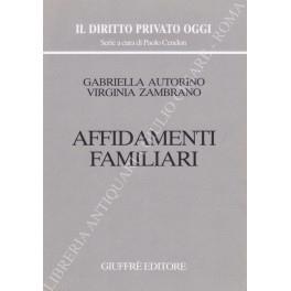 Affidamenti familiari - copertina