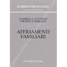 Affidamenti familiari - copertina