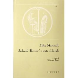 John Marshall. Judicial review e stato federale - Giuseppe Gabutti - copertina