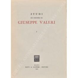 Studi in onore di Giuseppe Valeri - copertina