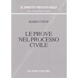 Le prove nel processo civile - Mario Conte - copertina