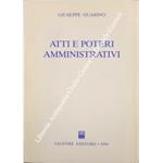 Atti e poteri amministrativi