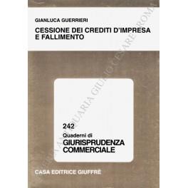 Cessione dei crediti d'impresa e fallimento - Gianluca Guerrieri - copertina
