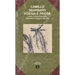 Poesia e prosa. Prefazione di Eugenio Montale. A cura di Vanni Scheiwiller - Camillo Sbarbaro - copertina