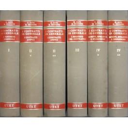 I contratti in generale. Vol. I - I fenomeni negoziali. Vol. II (2 tomi) - I contratti atipici. Vol. III - I requisiti del contratto. Vol. IV (2 tomi) - Effetti invalidità e risoluzione del contratto - Mario Guido Esposito - copertina