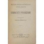 Sindacati finanziari. Studio di diritto commerciale