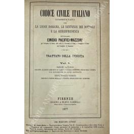 Il Codice civile italiano commentato con la legge romana, le sentenze dei Dottori e la giurisprudenza. Trattato della vendita - copertina