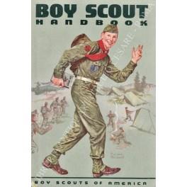 Boy scout handbook. A handbook of training for citizenship through scouting. Boy Scout of America - copertina