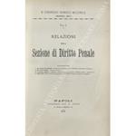 Relazioni della Sezione di Diritto Civile. Vol. I
