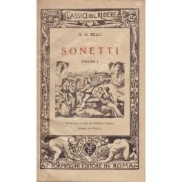 Sonetti. Prefazione e note di Giorgio Vigolo. Stampe del Pinelli - Giuseppe Gioachino Belli - copertina