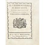 Il credenziere di buon gusto. Opera meccanica dell'oritano Vincenzo Corrado