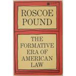 The formative era of american law
