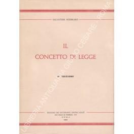 Il concetto di legge - Salvatore Foderaro - copertina