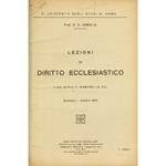 Lezioni di diritto ecclesiastico a cura del Prof. P. Gismondi.. Settembre-Ottobre 1944