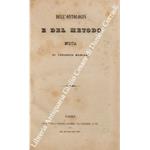 Dell'ontologia e del metodo