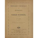 Dizionario universale dei musicisti compilato da Carlo Schmidl
