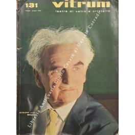 Vitrum. Lastre di vetro e cristallo. Anno 1962, Numero 131 (dedicato a Richard J. Neutra) - Richard J. Neutra - copertina