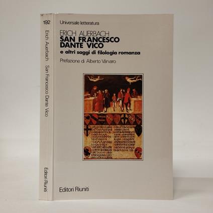 San Francesco, Dante, Vico e altri saggi di filologia romanza - Erich Auerbach - copertina