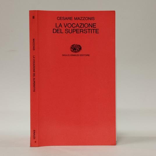Vocazione del Superstite - Cesare Mazzonis - copertina