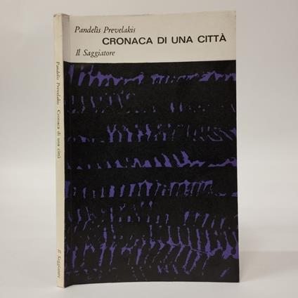 Cronaca di una città - copertina