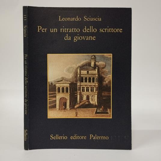 Per un ritratto dello scrittore da giovane - Leonardo Sciascia - copertina