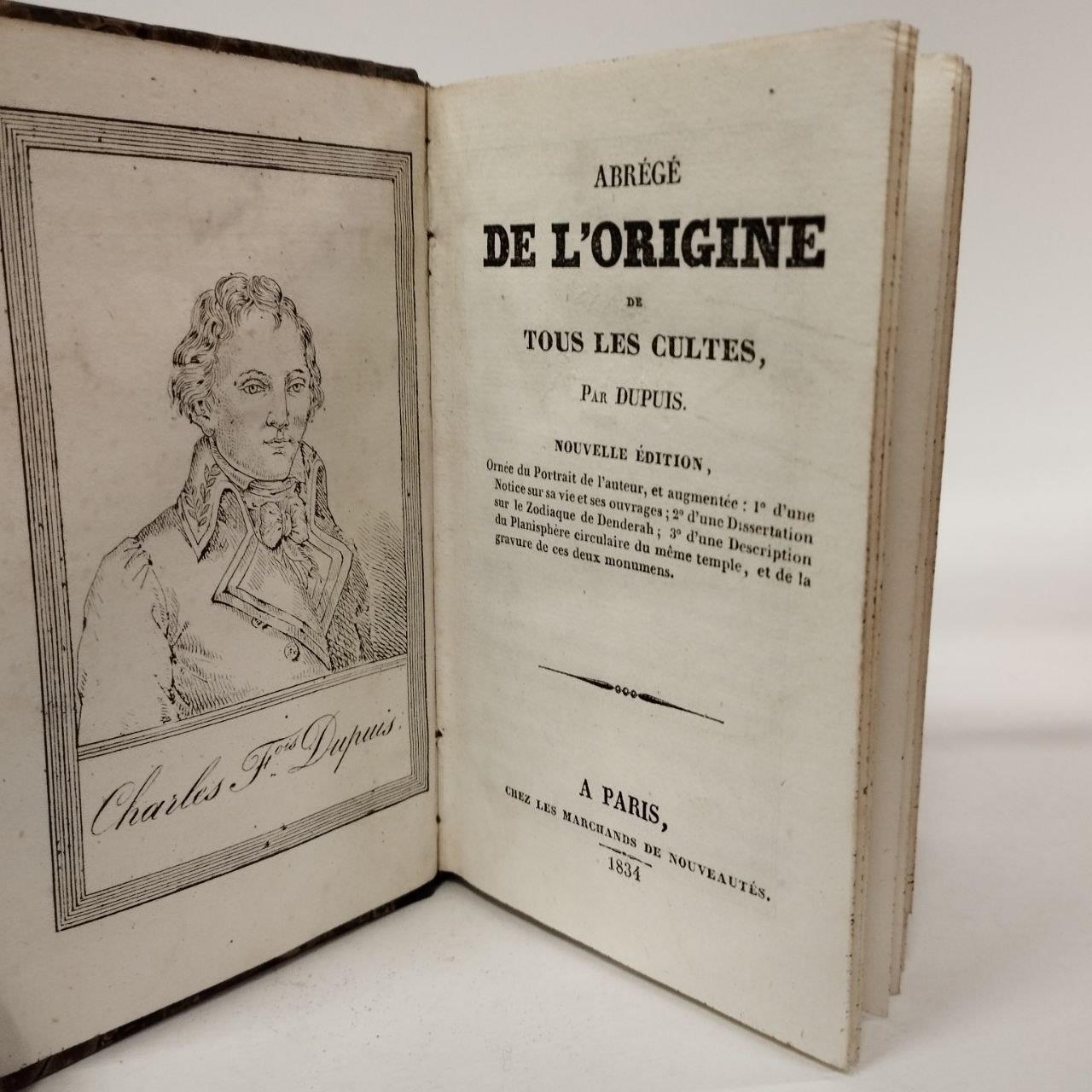 Abrégé de l’origine de tous les cultes. NOUVELLE ÉDITION