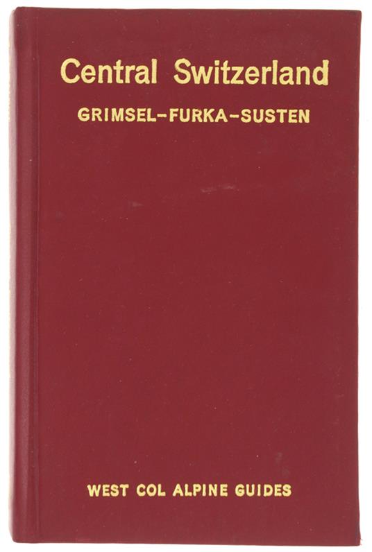 Central Switzerland. Grimsel - copertina