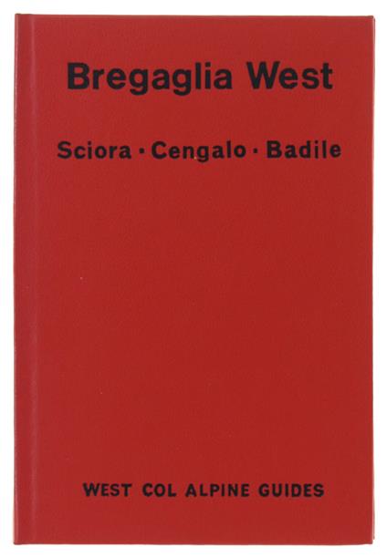 Bregaglia West. Sciora - copertina