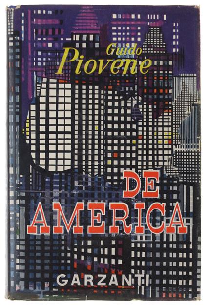 De America - Guido Piovene - copertina