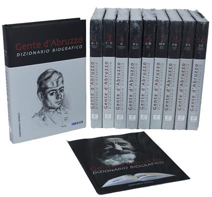 Gente D'Abruzzo. Dizionario Biografico Degli Abruzzesi Illustri [Completo In 10 Volumi, Nuovo] - copertina