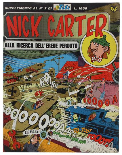 Nick Carter Alla Ricerca Dell'Erede Perduto - Bonvi - copertina
