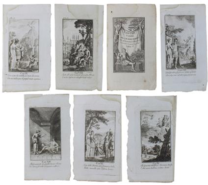 Stampine Antiche: Sette Incisioni Su Rame Del 1789 - copertina