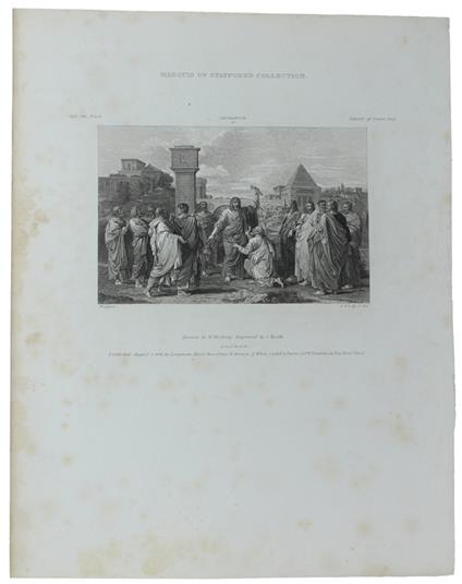 Ordination. Incisione Originale  Da Un Dipinto Di  Nicolas Poussin - copertina