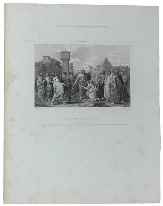 Ordination. Incisione Originale  Da Un Dipinto Di  Nicolas Poussin - copertina