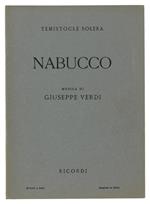Nabucco. Dramma Lirico In Quattro Parti. Musica Di Giuseppe Verdi