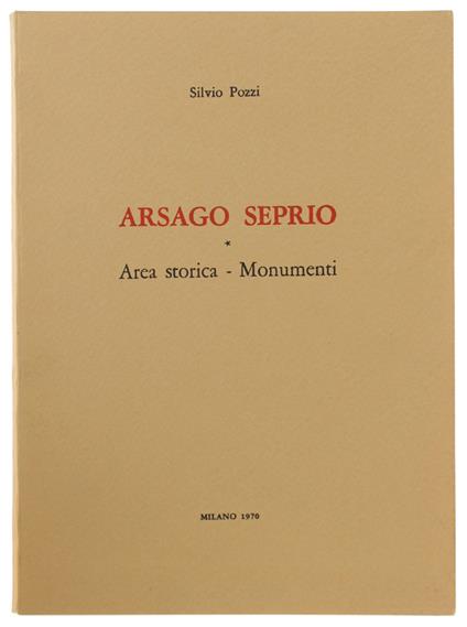 Arsago Seprio. Area Storica - Silvio Perozzi - copertina