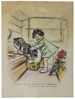 Fourre Toi La Dedans. Litografia A Colori
