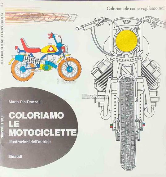 Coloriamo le motociclette - copertina