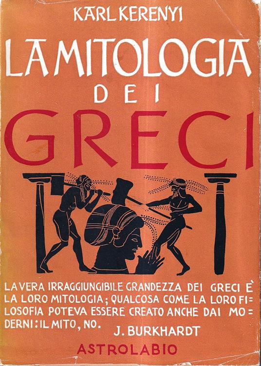 mitologia dei greci. I racconti sugli dei e sull'umanità - Karl Kerenyi - copertina