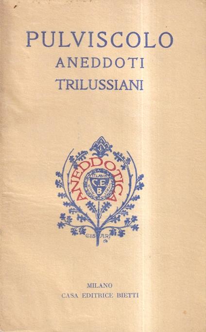Pulviscolo. Aneddoti trilussiani - copertina