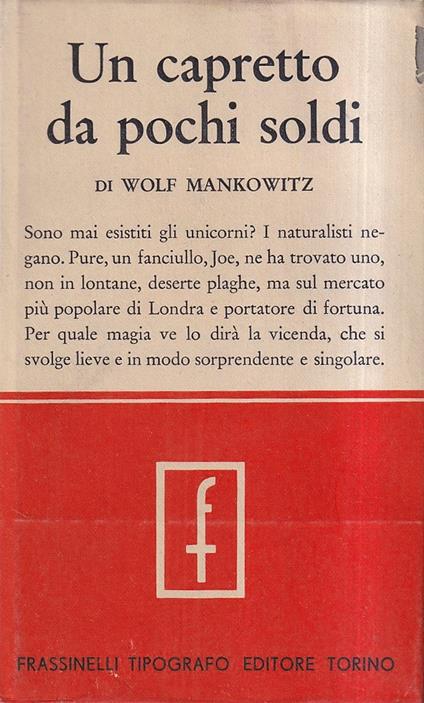 Un capretto da pochi soldi - copertina