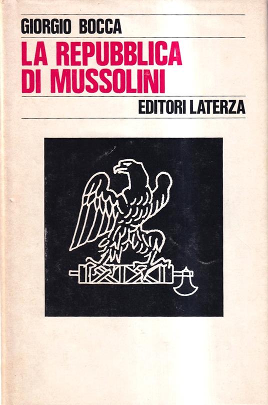 repubblica di Mussolini - Giorgio Bocca - copertina