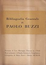 Bibliografia generale di Paolo Buzzi