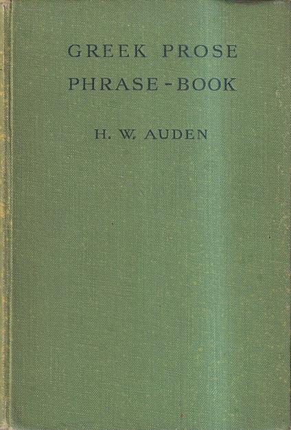 Greek prose phrase-book: based on Thucydides, Xenophon, Demosthenes, Plato - copertina