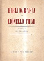 Bibliografia su Lionello Fiumi